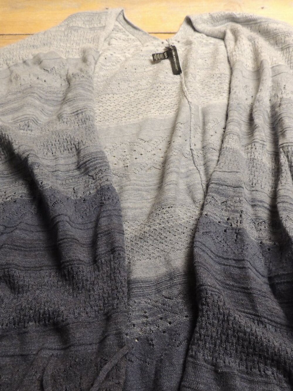 White House Black Market Women's Shawl Cardigan Wrap Sweater XS/S